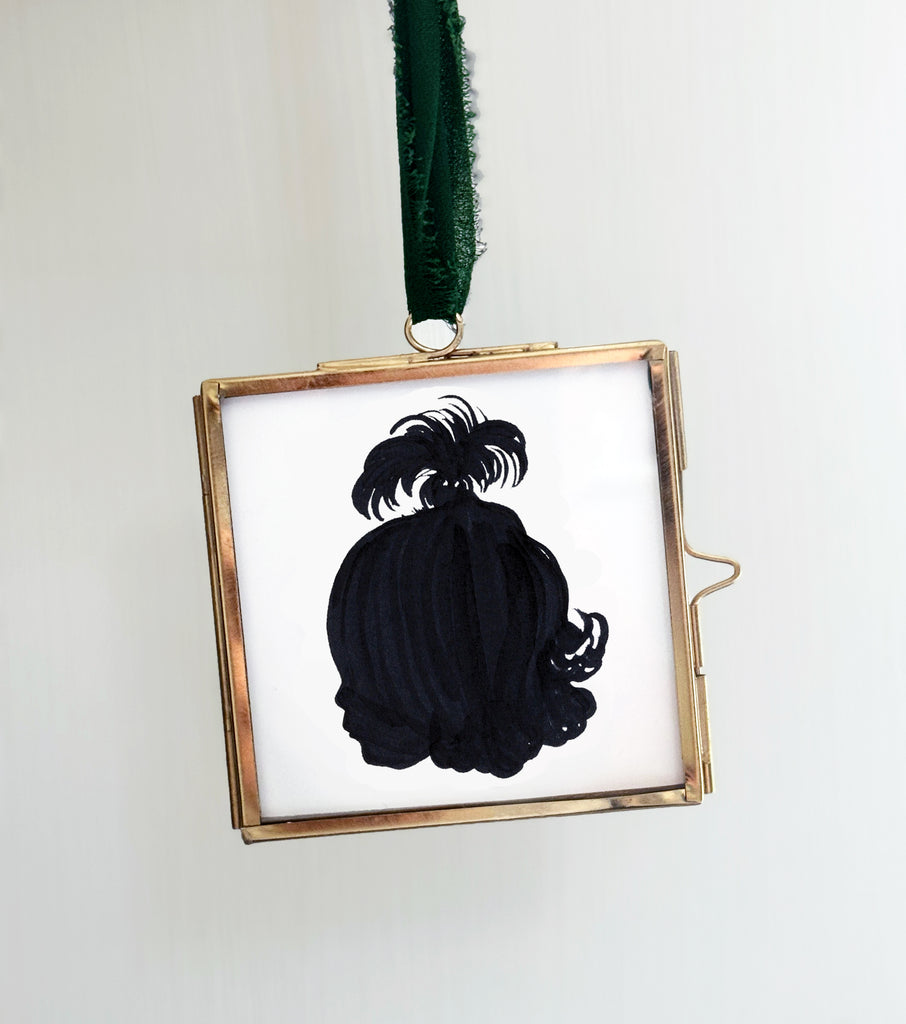 Custom Baby Silhouette Ornament