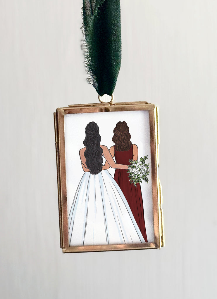 Semi-Custom Mother of the Bride Ornament