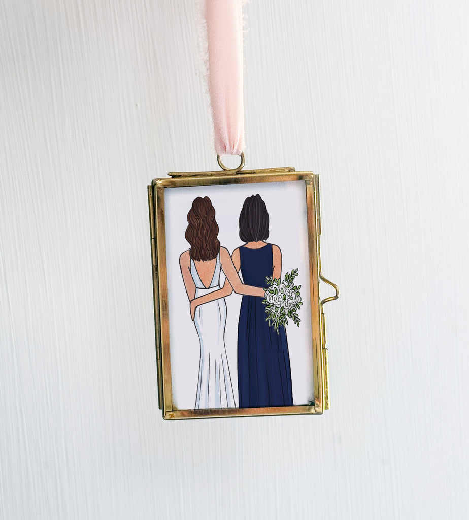 Semi-Custom Mother of the Bride Ornament