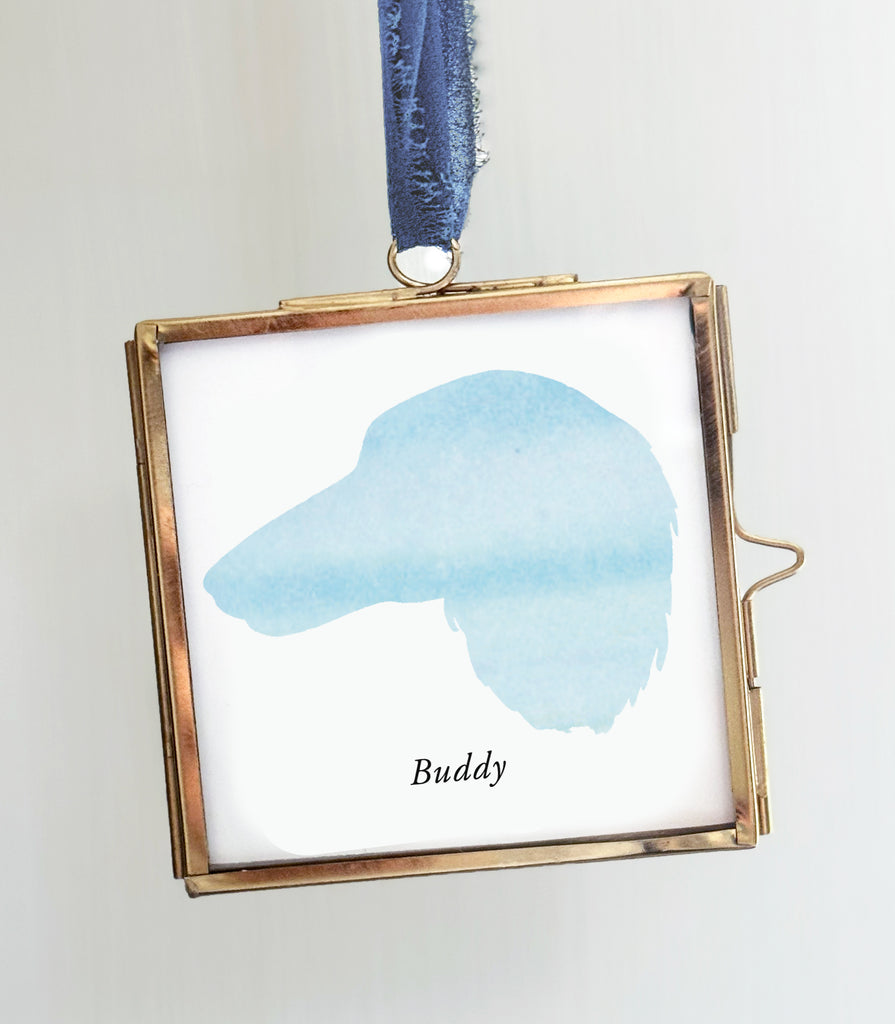 Custom Pet Silhouette Ornament