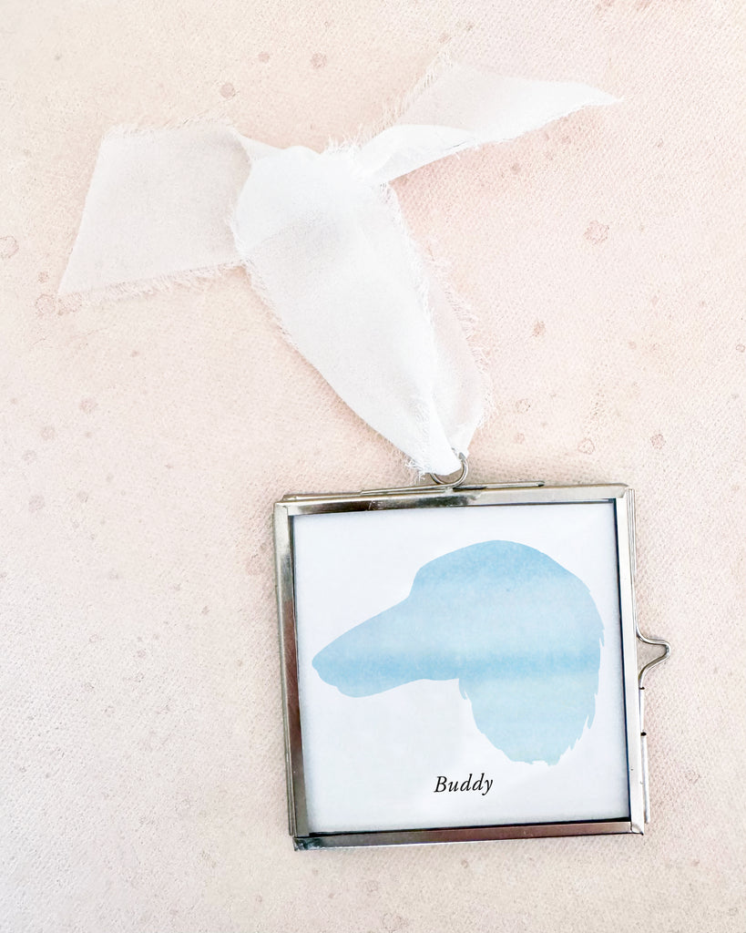 Custom Pet Silhouette Ornament