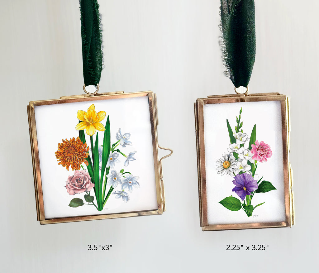 Birth Flower Bouquet Ornament