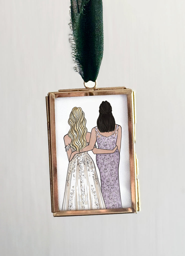 Custom Mother of the Bride Ornament