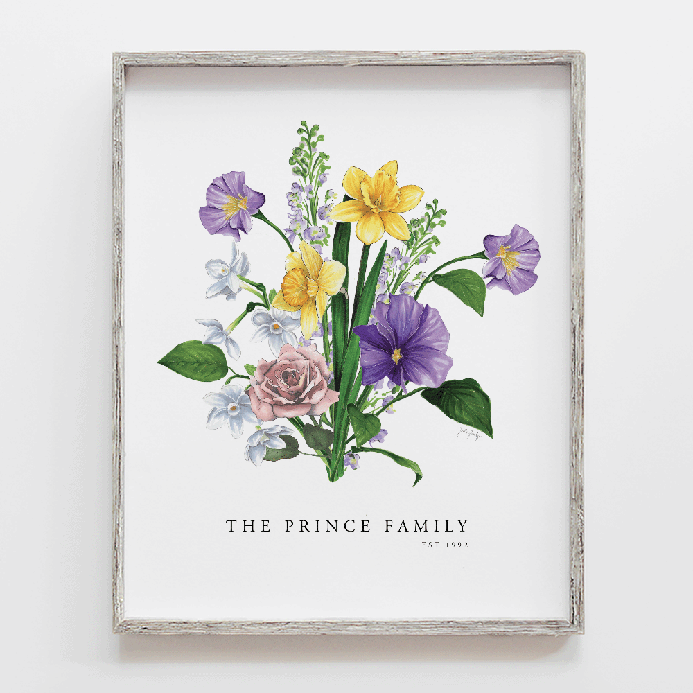 Custom Birth Flower Family Bouquet | JesMarried custom-birth-flower-family-bouquet-jesmarried