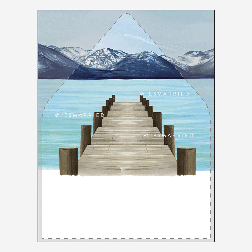 Lake Tahoe Illustration