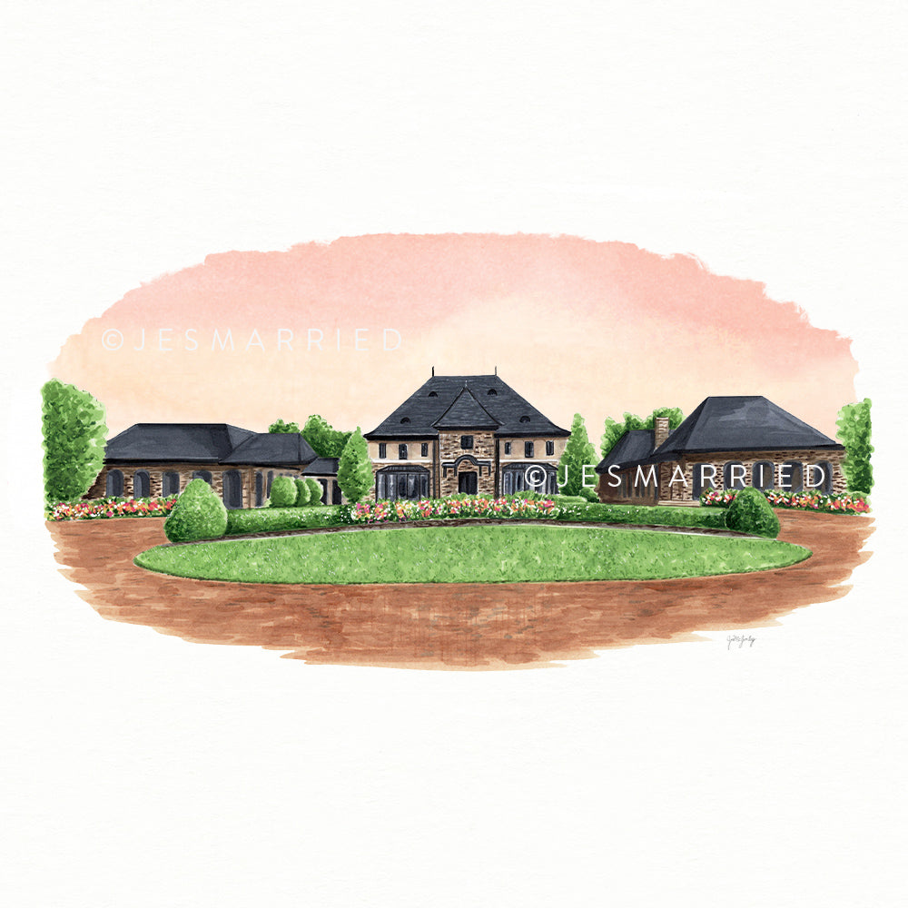 Pinnacle Golf Club Venue Illustration