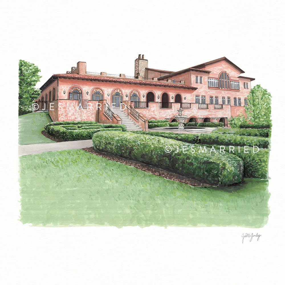 The Club at Corazón Venue Illustration | JesMarried