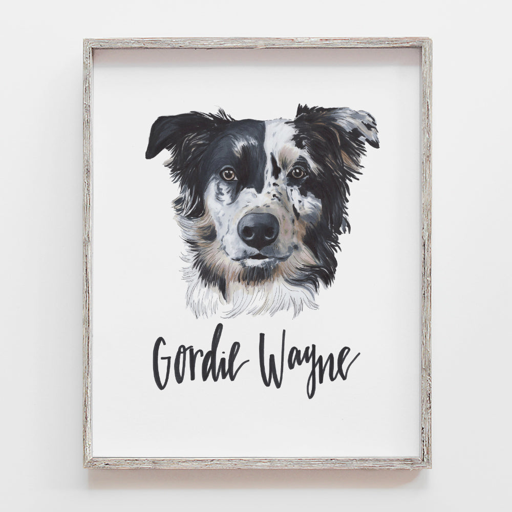 Cateared - Pet portrait custom - Personalized art gift - online