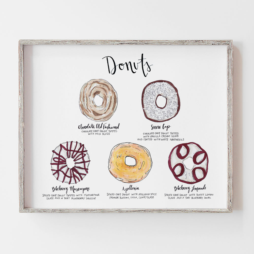 Custom donut flavor wedding sign perfect for a donut bar at your reception by JesMarried
