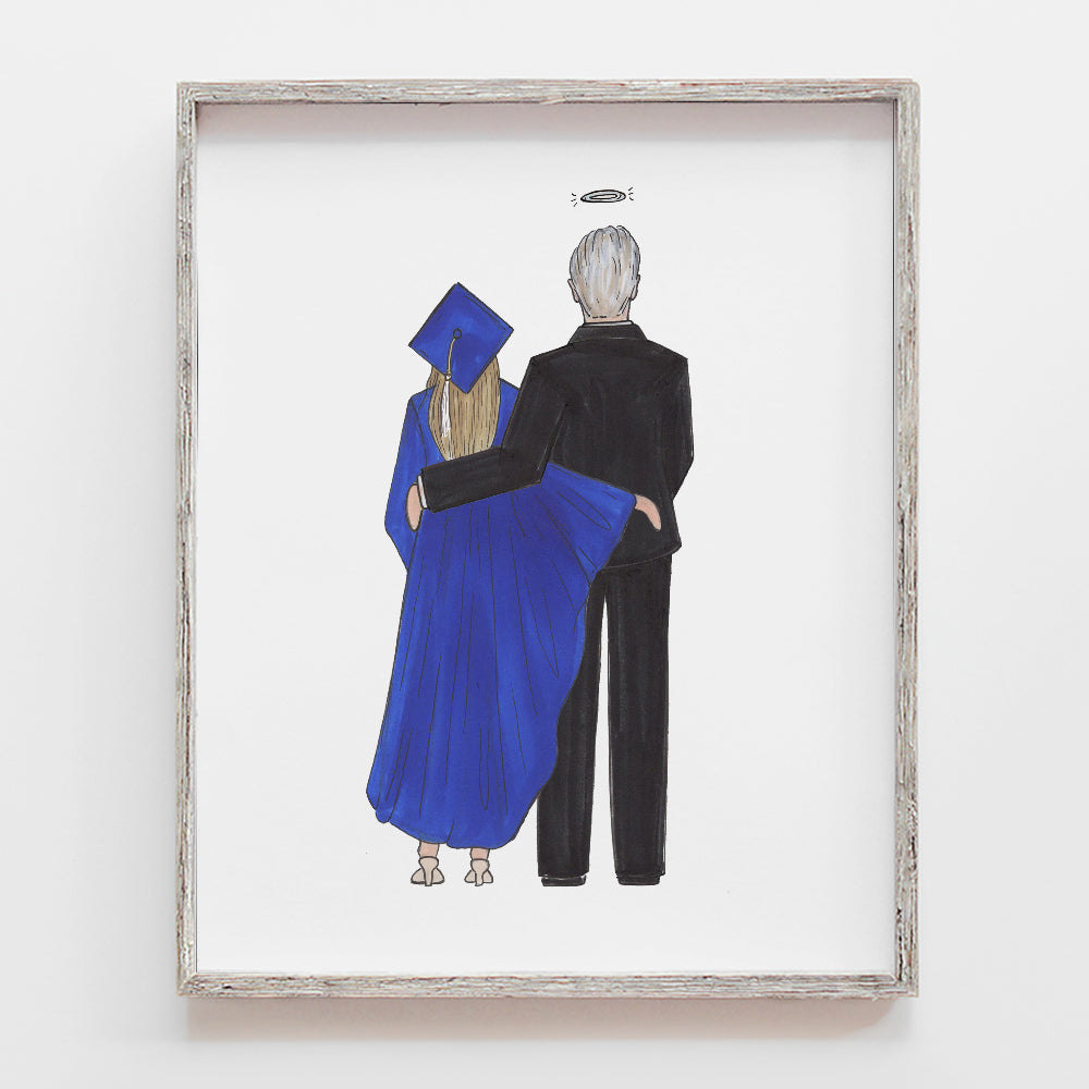 Custom Drawn Graduation Remembrance Gift | JesMarried