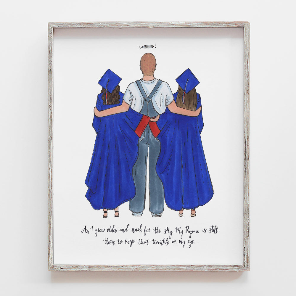 Custom Drawn Graduation Remembrance Gift | JesMarried