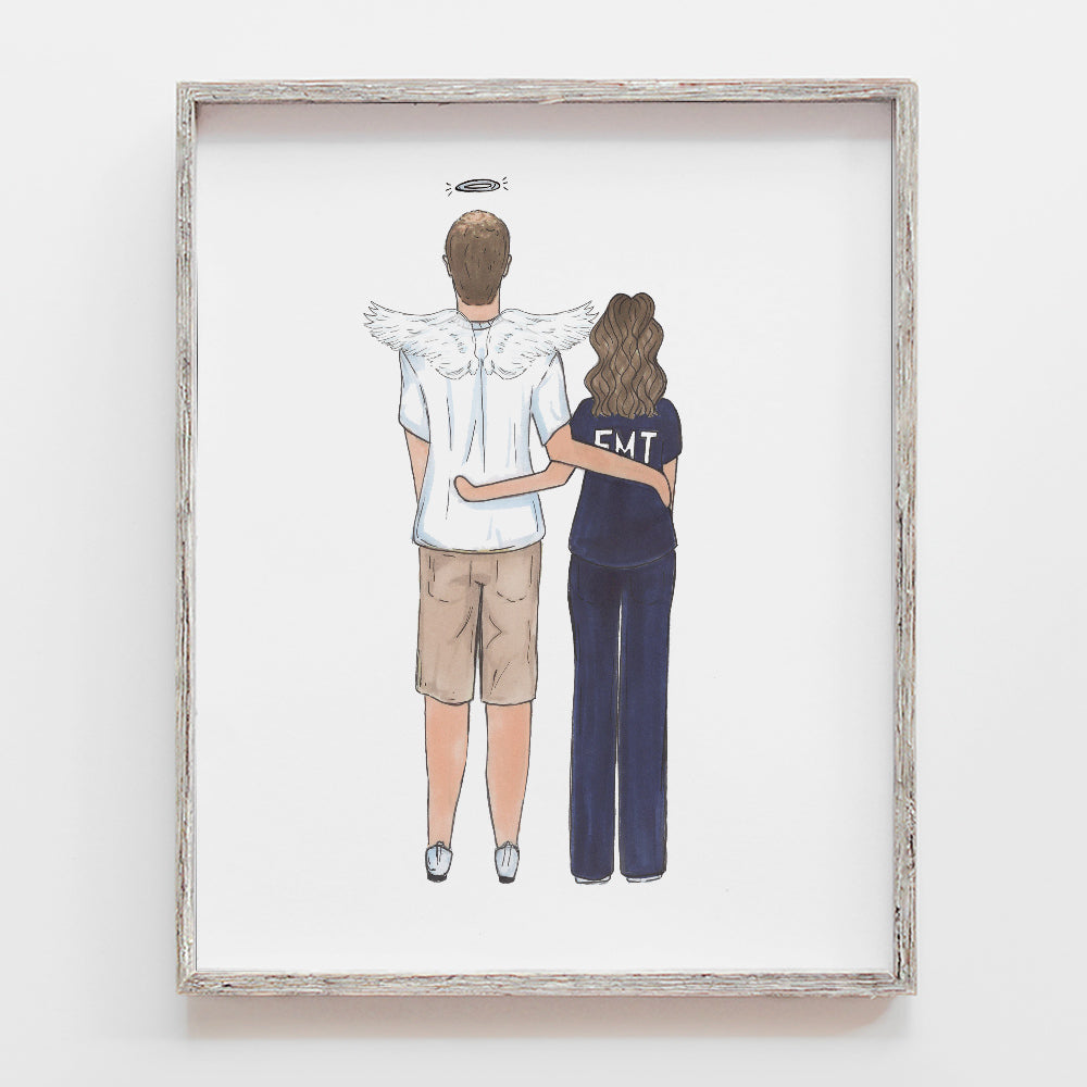 Custom Remembrance Family Drawing
